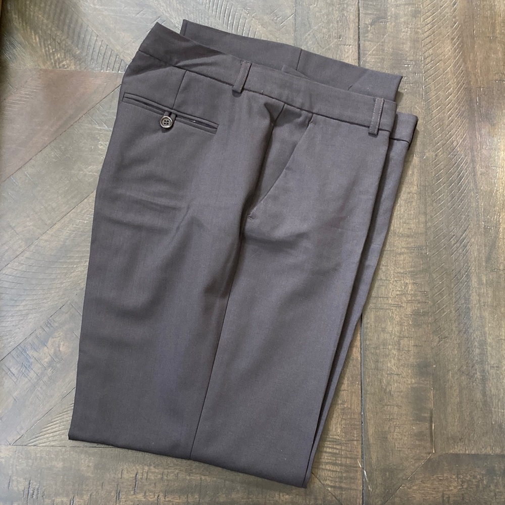 Theory Women’s Wool Blend Pants in Brown